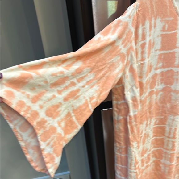 Cato Orange Sleeveless Cold Shoulder Sundress - Picture 2 of 5